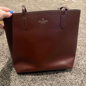 kate spade Deep Burgundy Leather Tote